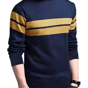 EYEBOGLER Round Neck Full Sleeve Striped