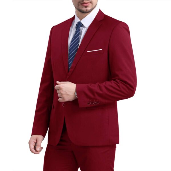 YFFUSHI Mens Slim Fit Blazer Jacket